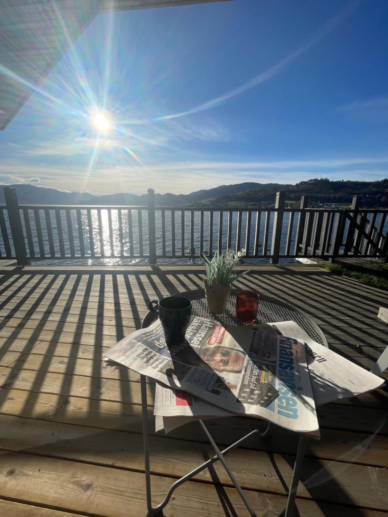 Panoramaresort In Hardangerfjorden Leilighet I Sjokanten Ved Hardangerfjorden For 7 Personer Boat , Sauna,Kajak, Sup For Rent Øystese Zewnętrze zdjęcie